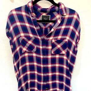 Rails Britt Plaid Short Sleeve Shirt Small